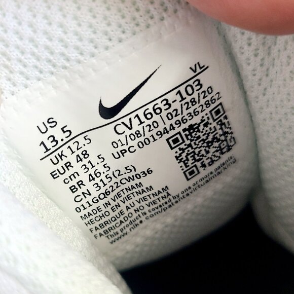 NEW Nike Air Jordan Force Savage 2 Football Cleats CV1663-103 Size 13.5 White